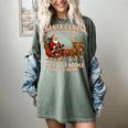 Santa Has The Right Idea Introvert Christmas Women's Comfort Colors T-Shirt Berry