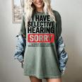 Sarcastic Sayings Introvert I Have Selective Hearing Women's Comfort Colors T-Shirt Berry Sarcastic Sayings Introvert I Have Selective Hearing Women's Comfort Colors T-Shirt Berry