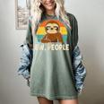 Sarcastic Sloth Introvert Anti Social Women's Comfort Colors T-Shirt Berry Sarcastic Sloth Introvert Anti Social Women's Comfort Colors T-Shirt Berry