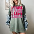 I Came I Saw I Left Early Sarcastic Introvert Saying Women's Comfort Colors T-Shirt Berry