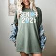Senior 2021 Grad Shirt 2021 Graduation Women's Comfort Colors T-Shirt Berry