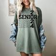 Senior 2024 Class Of 2024 Graduation 2024 Women Boy Girl Women's Comfort Colors T-Shirt Berry