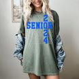 Senior 2024 Graphic Class Of 2024 Graduation Graphic Women's Comfort Colors T-Shirt Berry