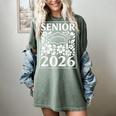 Senior 2026 Floral Flowers Class Of 2026 Graduation Kids Women's Comfort Colors T-Shirt Berry