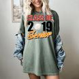Senior Class Of 2019 Tshirt Graduation School Baseball Women's Comfort Colors T-Shirt Berry