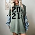 Senior Class Of 2021 Graduation High School College Women's Comfort Colors T-Shirt Berry