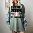Senior Class Of 2025 Baseball Senior Night Graduation Party Women's Comfort Colors T-Shirt Berry