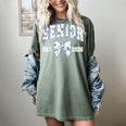 Senior Class Of 2026 Graduation Girly Floral Coquette Bow Women's Comfort Colors T-Shirt Berry
