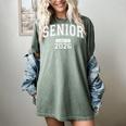 Senior Class Of 2026 Graduation Varsity Arched Letters Women's Comfort Colors T-Shirt Berry