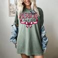Senior Class Of 2027 Coquette Pink Bow Graduation 2027 Women Women's Comfort Colors T-Shirt Berry