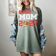Senior Football Mom 2027 Team Class Of 2027 Graduation Mom Women's Comfort Colors T-Shirt Berry