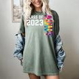 Senior Graduation Class Of 2023 Aunt Senior Tie Dye Women's Comfort Colors T-Shirt Berry