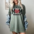 Senior Mom 2025 Cheer Mama Class Of 2025 Graduation Women's Comfort Colors T-Shirt Berry