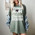 Senior Mom Class Of 2026 Soccer Mom Graduation Women's Comfort Colors T-Shirt Berry