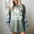 Senior Sister Class Of 2026 Baseball Graduation Heart Women's Comfort Colors T-Shirt Berry