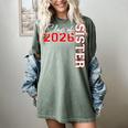 Senior Sister Class Of 2026 Proud Big Sis Graduation Family Women's Comfort Colors T-Shirt Berry