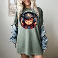 Serene Music Enthusiast With Headphones Introvert Cute Boy Women's Comfort Colors T-Shirt Berry