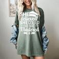 She Believed She Could So She Mastered It Graduation 2023 Women's Comfort Colors T-Shirt Berry
