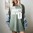 She Wants The MD Shirt Medical Graduation Doctor Women's Comfort Colors T-Shirt Berry