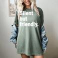 Silent But Friendly Kind Hearted Introvert Women's Comfort Colors T-Shirt Berry Silent But Friendly Kind Hearted Introvert Women's Comfort Colors T-Shirt Berry