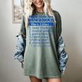 Silent Girls Are Dangerous T For Quiet Introvert Girl Women's Comfort Colors T-Shirt Berry