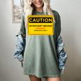 A Simple Yellow Warning Sign For Introvert Women's Comfort Colors T-Shirt Berry A Simple Yellow Warning Sign For Introvert Women's Comfort Colors T-Shirt Berry