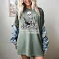 Skeleton Reading Book Anxious Stressed True Crime Obsessed Women's Comfort Colors T-Shirt Berry