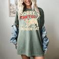 Sorry I Can't Go I'm An Indoor Cat Introvert Cat Owner Women's Comfort Colors T-Shirt Berry Sorry I Can't Go I'm An Indoor Cat Introvert Cat Owner Women's Comfort Colors T-Shirt Berry