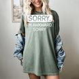 Sorry I'm Awkward Sorry Socially Awkward Introvert Women's Comfort Colors T-Shirt Berry