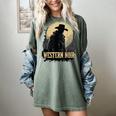 Spaghetti Western Cowboy Culture Classic Western Nostalgia Women's Comfort Colors T-Shirt Berry