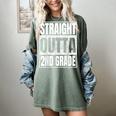 Straight Outta 2nd Grade Graduation Class 2025 Second Grade Women's Comfort Colors T-Shirt Berry