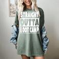 Straight Outta Boot Camp Military Basic Training Graduation Women's Comfort Colors T-Shirt Berry