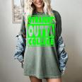 Straight Outta College 2018 Graduation Women's Comfort Colors T-Shirt Berry