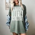 STRAIGHT OUTTA COLLEGE Graduation 2019 T Shirt Her Him Women Women's Comfort Colors T-Shirt Berry
