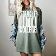 STRAIGHT OUTTA COLLEGE Graduation 2019 Her Him Women Women's Comfort Colors T-Shirt Berry