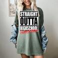 Straight Outta High School Class Of 2023 Graduation Women's Comfort Colors T-Shirt Berry