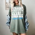 Straight Outta Junior High School Graduation Class Of 2022 Women's Comfort Colors T-Shirt Berry