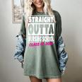 Straight Outta Nursing School Class Of 2018 Graduation Women's Comfort Colors T-Shirt Berry