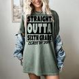Straight Outta Sixth Grade Class Of 2019 Graduation Women's Comfort Colors T-Shirt Berry