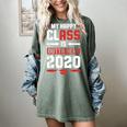 Student Graduation 2020 Tee My Happy Class Is Outta Here Women's Comfort Colors T-Shirt Berry
