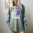 Suicide Prevention Awareness In Memory Of Father Women's Comfort Colors T-Shirt Berry