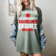 I Survived My Boyfriend's Bachelor's Degree Graduation Women's Comfort Colors T-Shirt Berry
