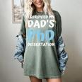 i Survived My Dad's Phd Dissertation College Graduation 2021 Women's Comfort Colors T-Shirt Berry