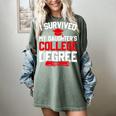 I Survived My Daughter's College Degree College Graduation Women's Comfort Colors T-Shirt Berry