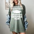 I Survived My Daughter's Engineering Degree Graduation Women's Comfort Colors T-Shirt Berry