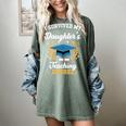 I Survived My Daughter's Teaching Degree Graduation Women's Comfort Colors T-Shirt Berry
