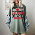 I Survived My Girlfriend's Juris Doctor Degree Graduation Women's Comfort Colors T-Shirt Berry