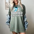 I Survived Kindergarten Graduation Kids Owl Grad Women's Comfort Colors T-Shirt Berry
