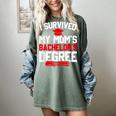 I Survived My Mom's Bachelor's Degree Graduation Women's Comfort Colors T-Shirt Berry