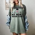 I Survived My Mom's Nursing Degree Nursing School Graduation Women's Comfort Colors T-Shirt Berry